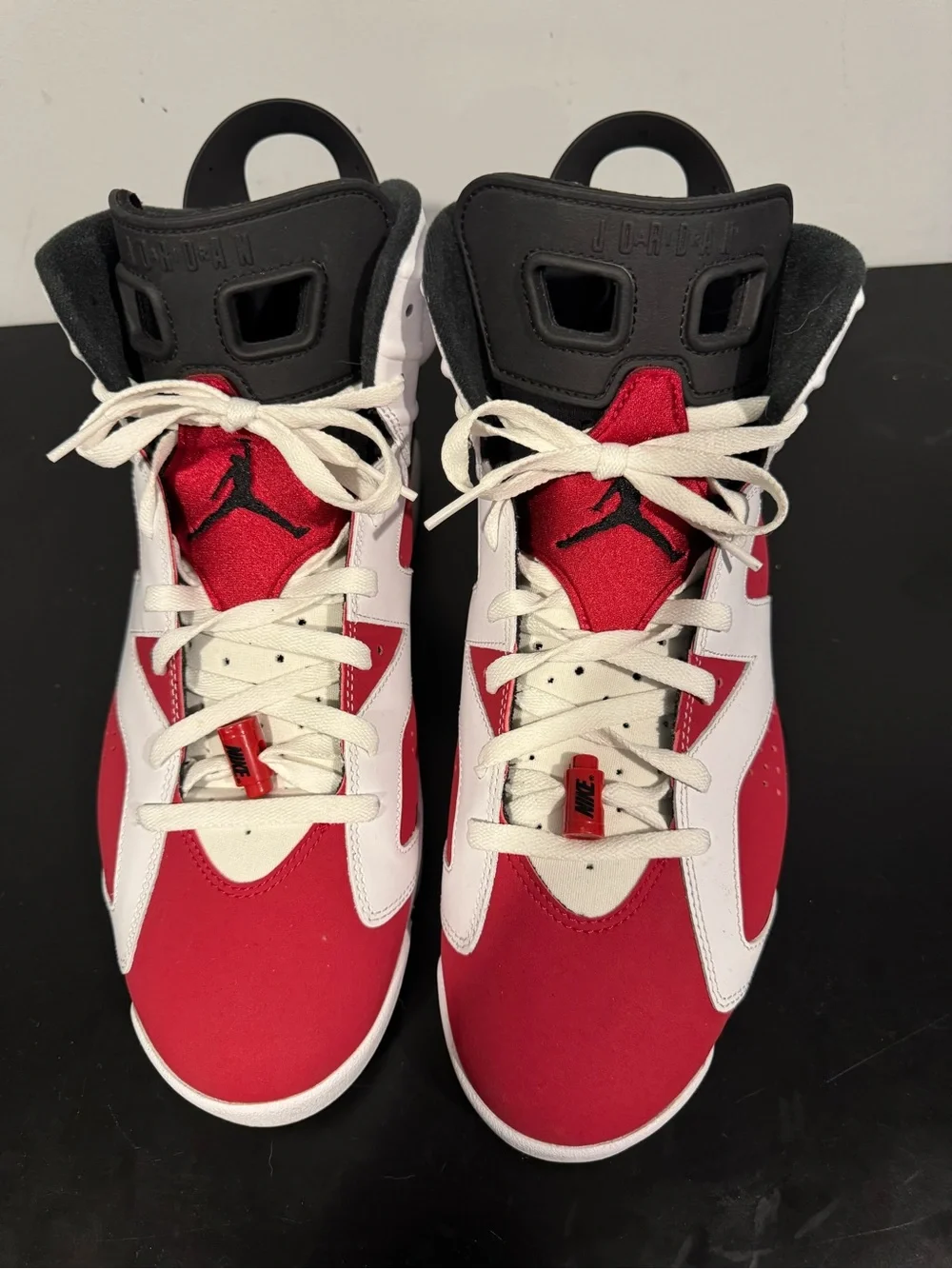 Jordan Men's Red, White and Black Retro Basketball Sneakers